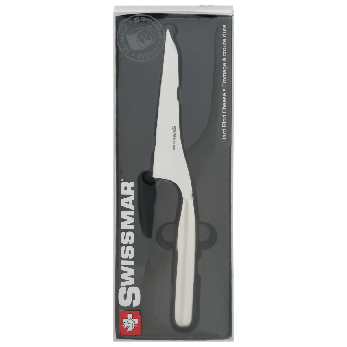 slide 1 of 9, Swissmar Hard Rind Cheese Knife, 1 ct