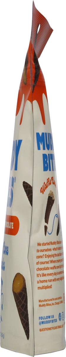 slide 2 of 15, Muddy Bites Peanut Butter Chocolate Waffle Cone Snacks 2.33 oz, 