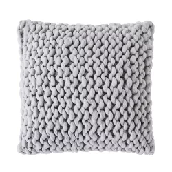 Levtex Home Macallister Chunky Knit Square Throw Pillow - Grey