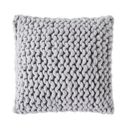Levtex Home Macallister Chunky Knit Square Throw Pillow - Grey