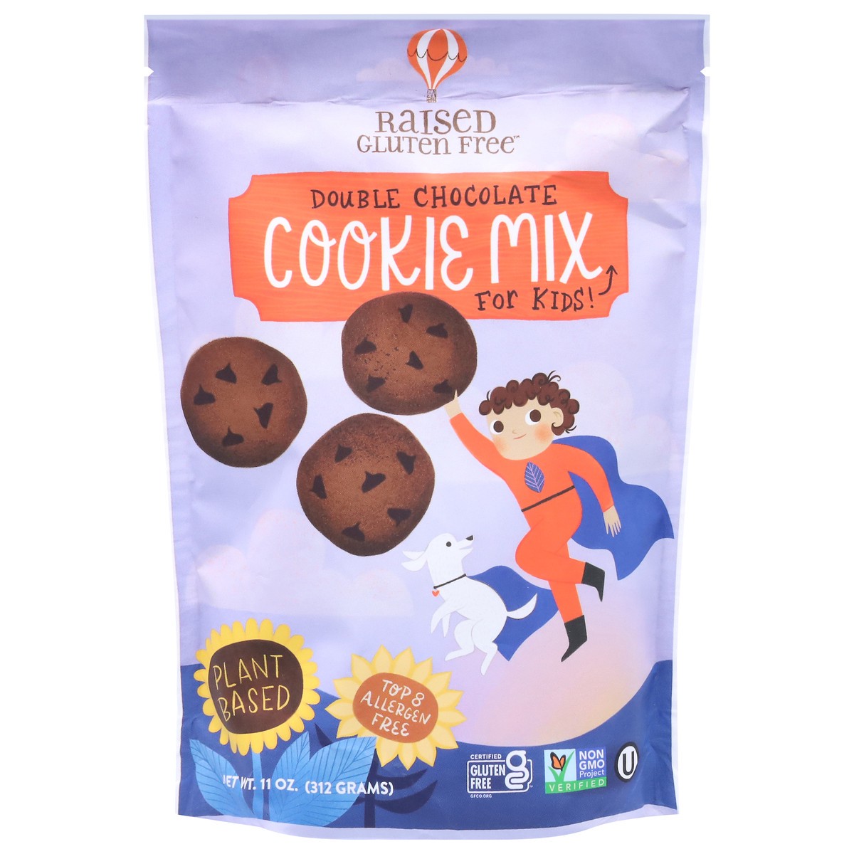 slide 1 of 2, Raised Gluten Free Double Chocolate Cookie Mix for Kids 11 oz, 11 oz