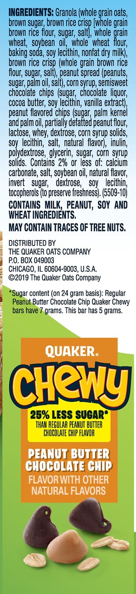 slide 5 of 5, Quaker Granola Bars, 8 oz