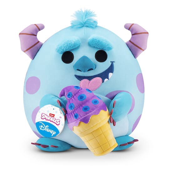 slide 1 of 2, Zuru Snackles Disney 14" Sulley With Ice Cream Plush, 14 in