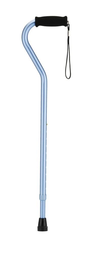 slide 1 of 1, Nova Cane With Offset Handle - Blue, 1 ct