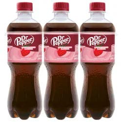 Dr Pepper Strawberries and Cream Soda, .5 L bottles, 6 pack