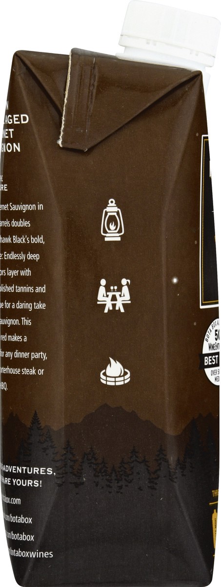 slide 8 of 9, Nighthawk by Bota Nighthawk Mini by Bota Box Bourbon Barrel Aged Cabernet Sauvignon Red Wine, 500mL, 13.5% ABV, 500 ml