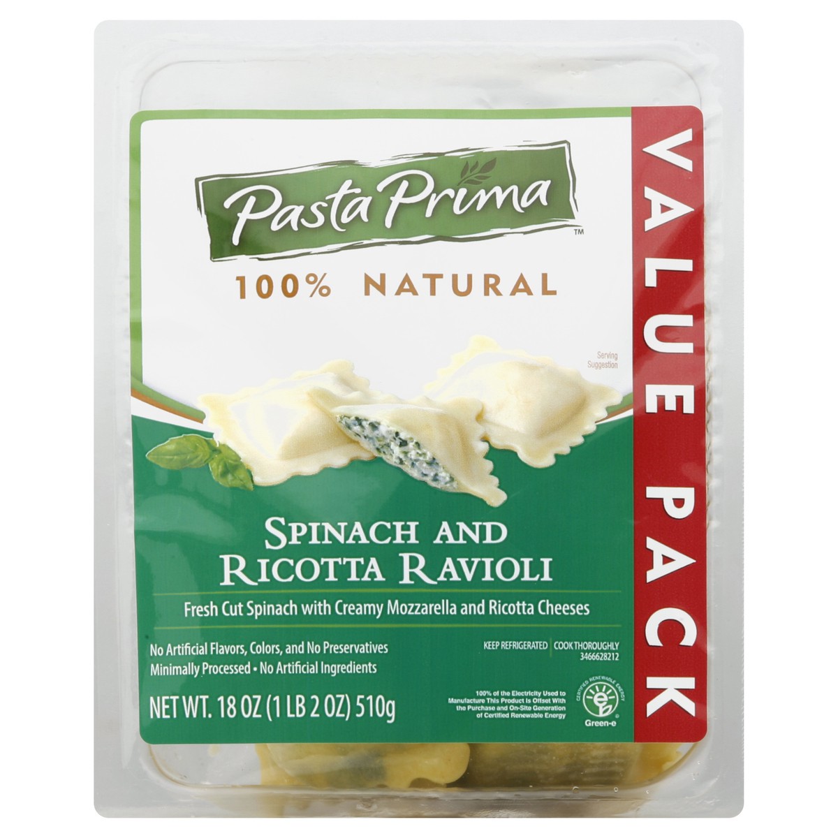 slide 5 of 5, Pasta Prima Ravioli 18 oz, 18 oz