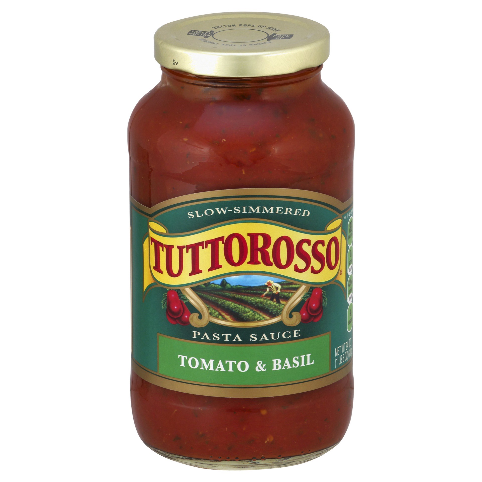 slide 1 of 7, Tuttorosso Tomato & Basil Pasta Sauce 24 oz, 24 oz