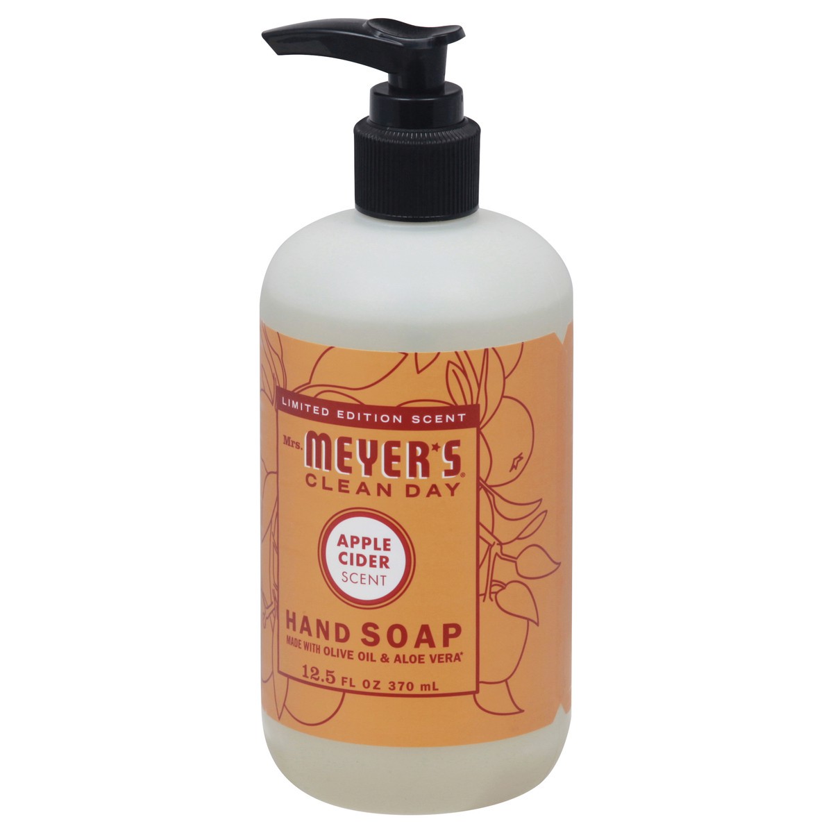 slide 4 of 11, Mrs. Meyer's Clean Day Liquid Hand Soap, Apple Cider Scent, 12.5 Ounce Bottle, 12.50 fl oz