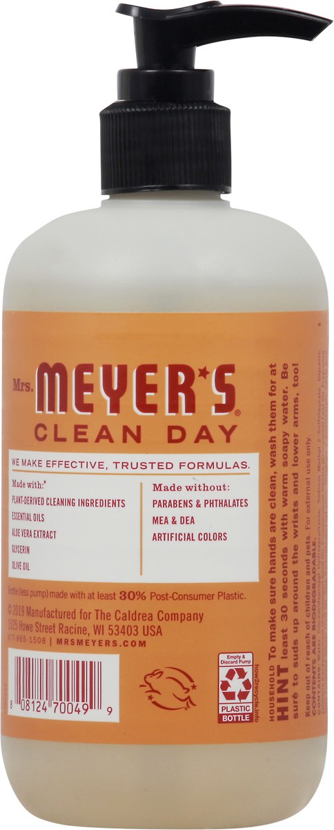 slide 3 of 11, Mrs. Meyer's Clean Day Liquid Hand Soap, Apple Cider Scent, 12.5 Ounce Bottle, 12.50 fl oz