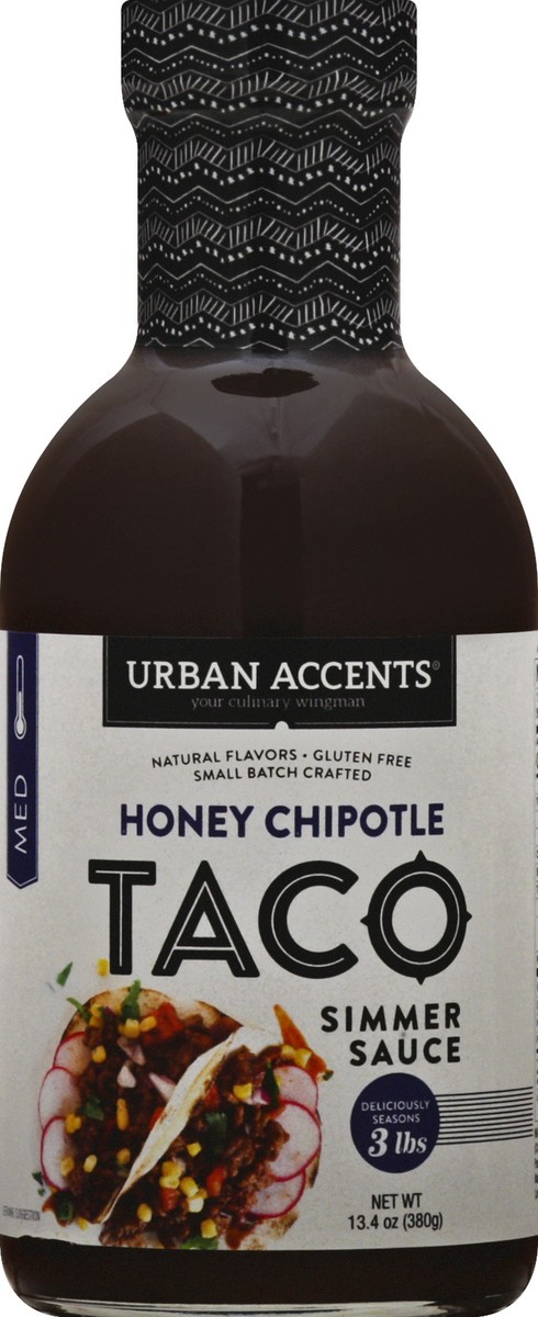 slide 1 of 10, Urban Accents Taco Simmer Sauce 13.4 oz, 13.4 oz