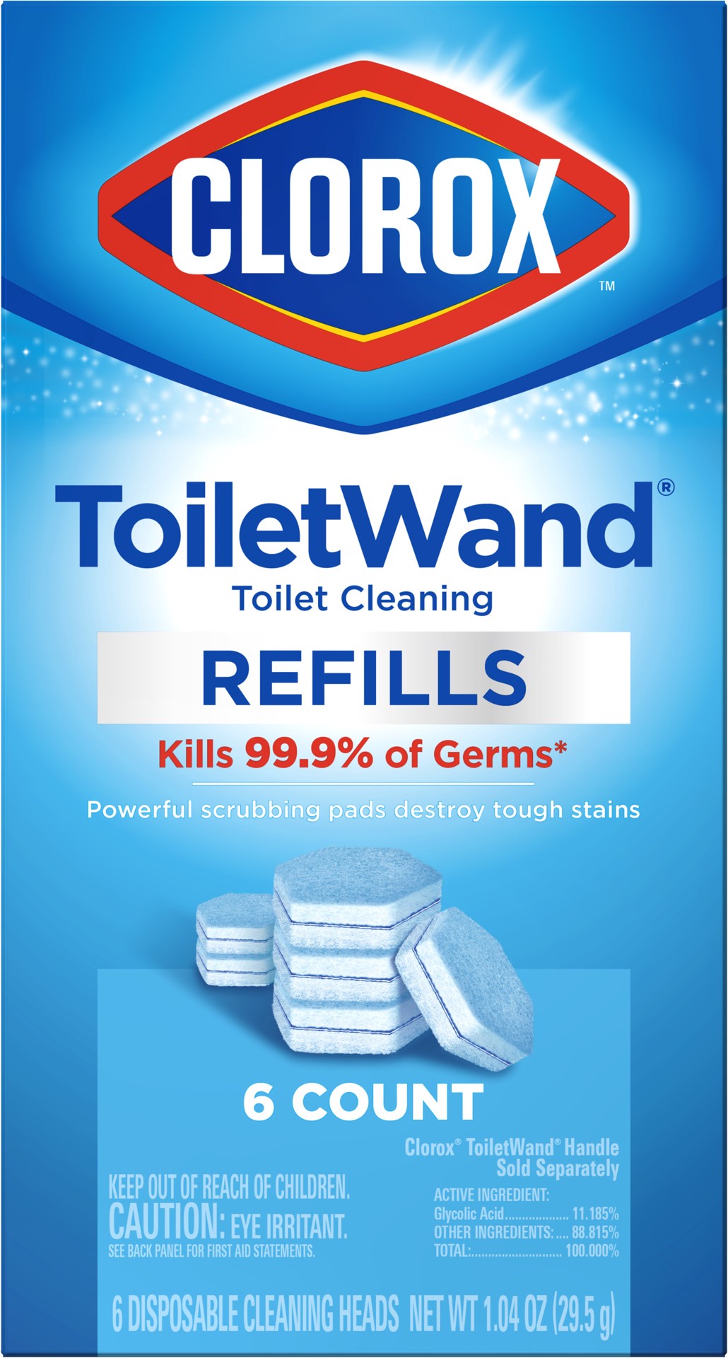 slide 5 of 5, Clorox Toilet Wand Ref Kit, 1 ct