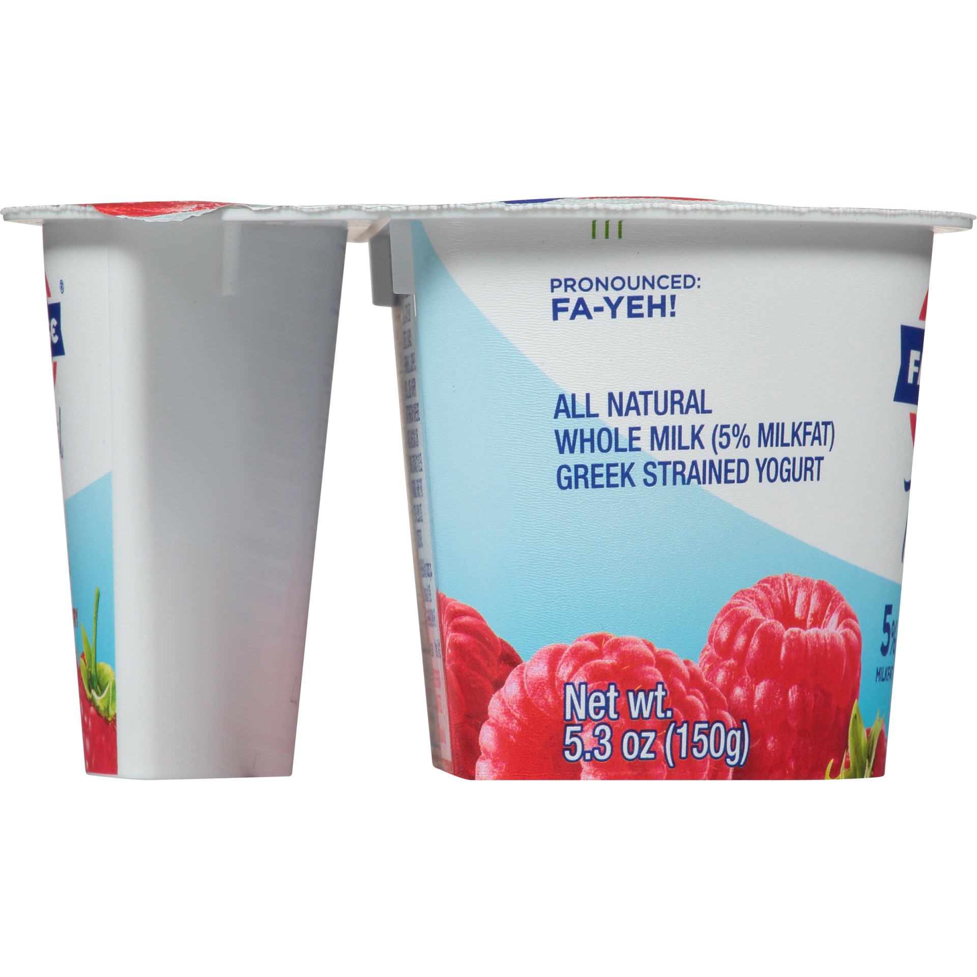 slide 2 of 6, Fage Total Greek Strained Raspberry Yogurt, 5.3 oz