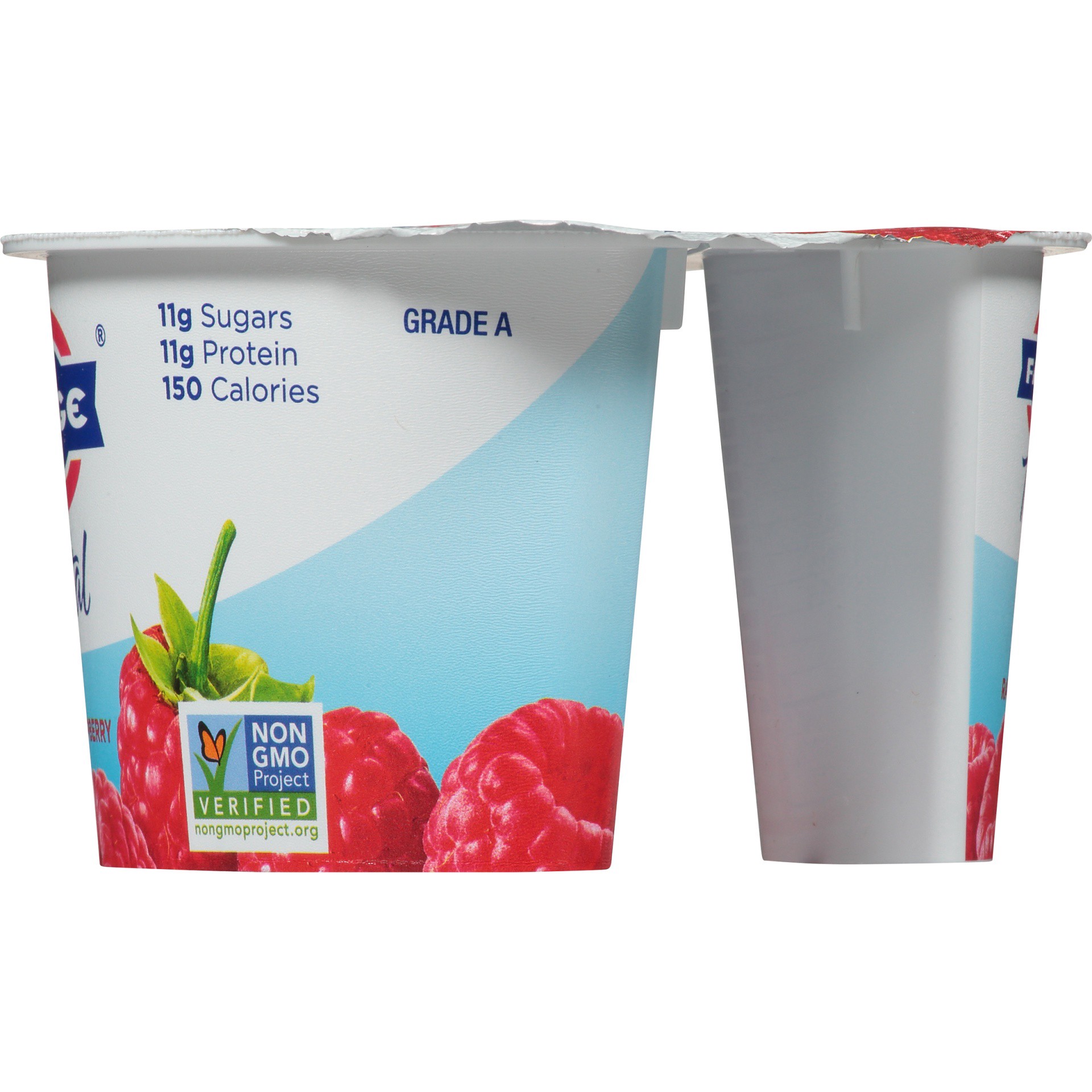 slide 3 of 6, Fage Total Greek Strained Raspberry Yogurt, 5.3 oz