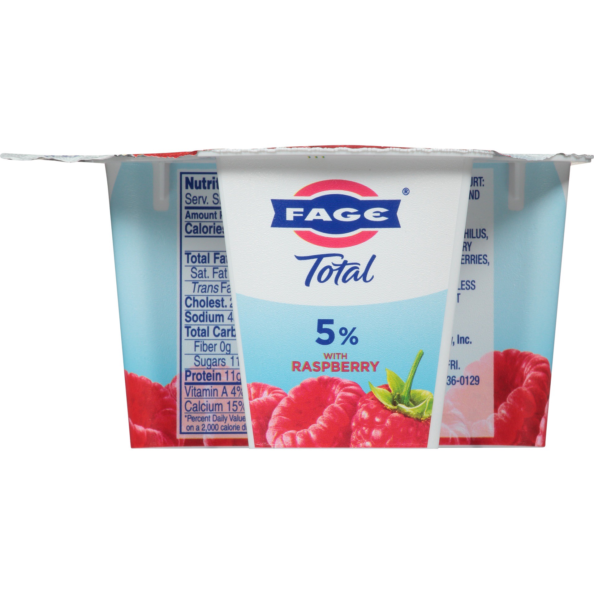 slide 4 of 6, Fage Total Greek Strained Raspberry Yogurt, 5.3 oz