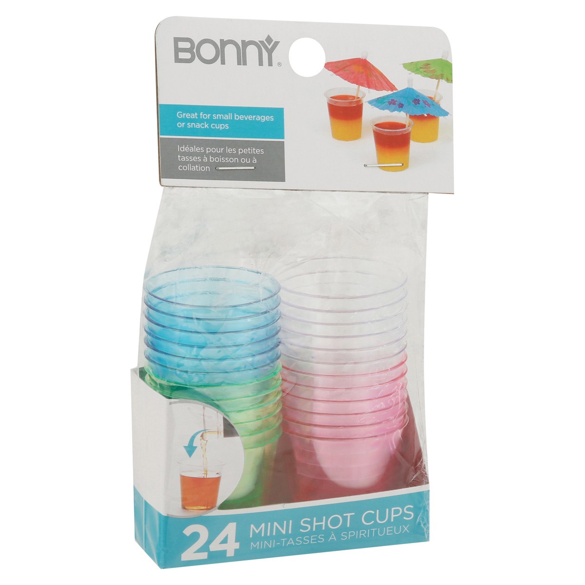 slide 3 of 9, Bonny Mini Shot Cups 24 ea, 24 ct