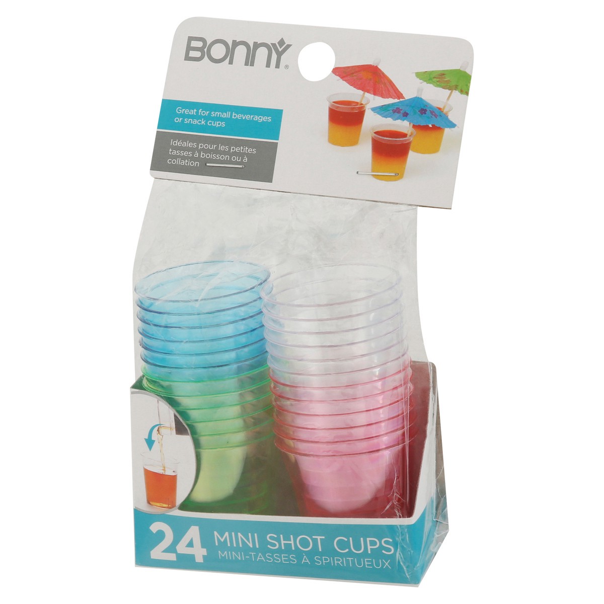 slide 2 of 9, Bonny Mini Shot Cups 24 ea, 24 ct