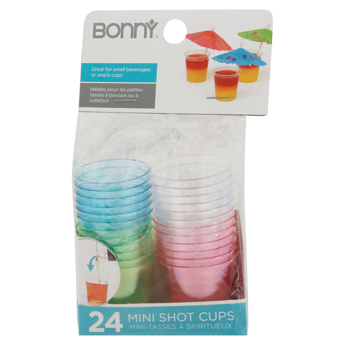 slide 9 of 9, Bonny Mini Shot Cups 24 ea, 24 ct