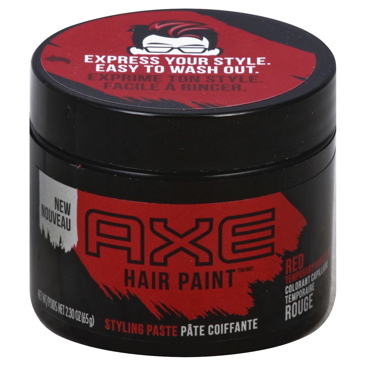 slide 3 of 8, AXE Hair Paint Red Putty, 2.3 oz