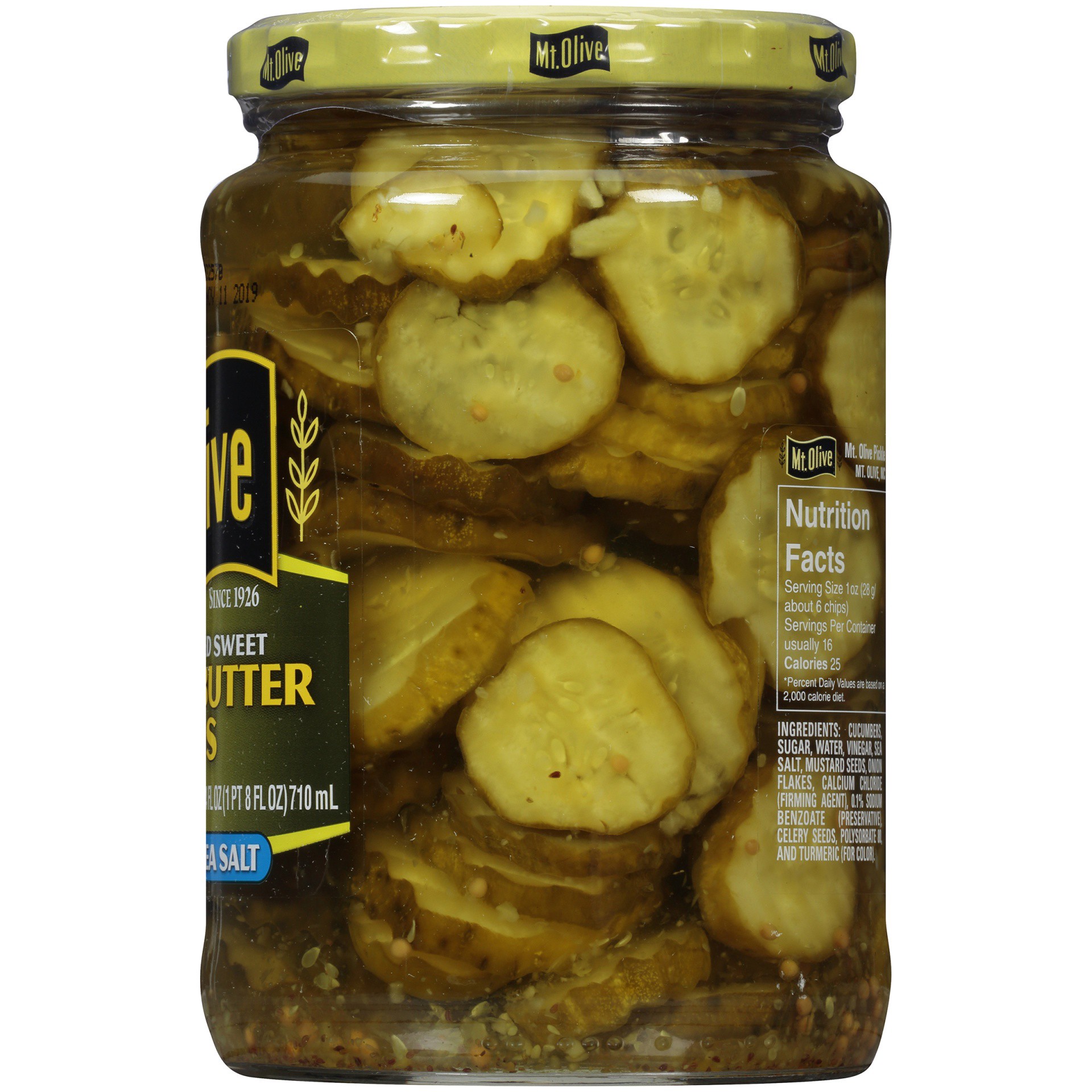 slide 2 of 6, Mt. Olive Old-Fashioned Sweet Bread & Butter Pickle Chips With Sea Salt, 24 oz