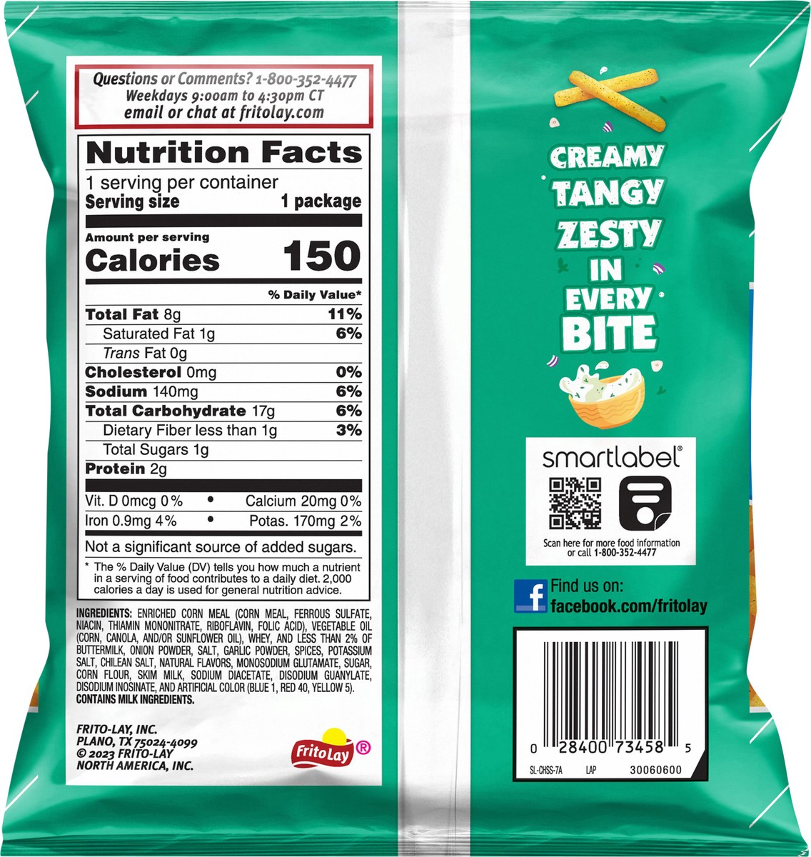 slide 5 of 7, Chester's Fries Corn Snacks Ranch Flavored 1 Oz, 1 oz