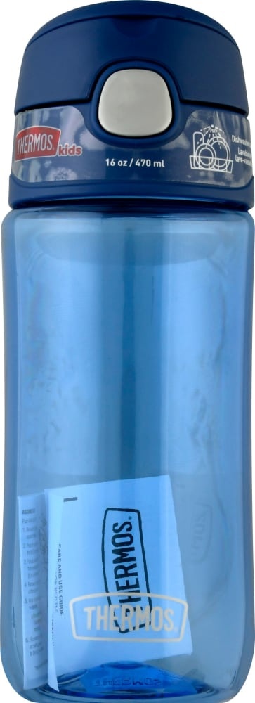 slide 1 of 1, Thermos Plastic Spout Lid Hydration Bottle - Blueberry, 16 oz