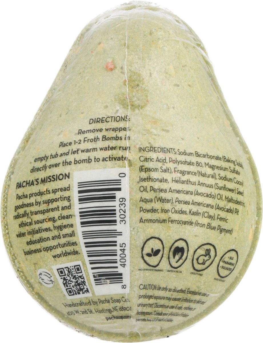 slide 6 of 9, Pacha Soap Co. Avocado Froth Bomb, 7 oz