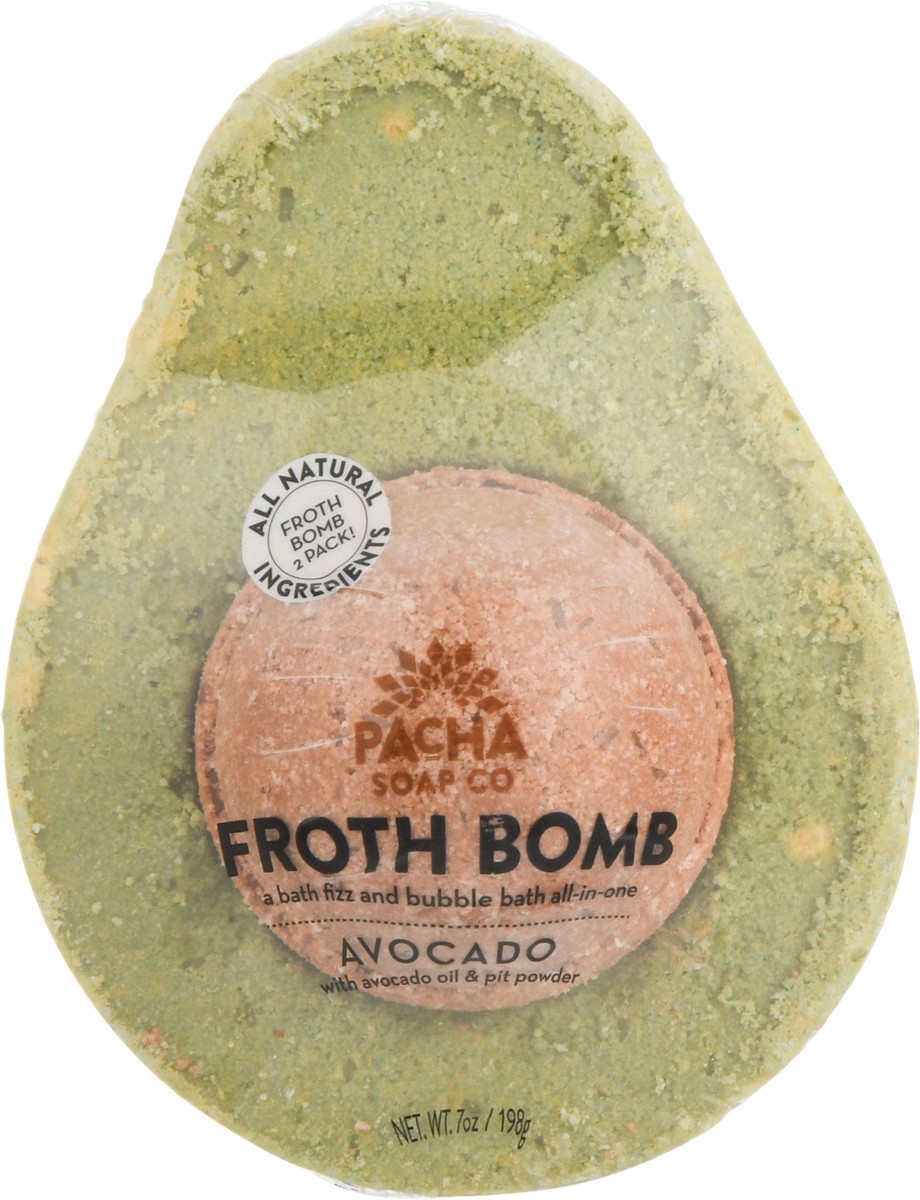 slide 1 of 9, Pacha Soap Co. Avocado Froth Bomb, 7 oz