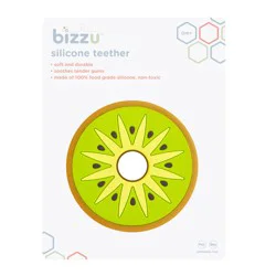 Bizzu Silicone Teether - Kiwi