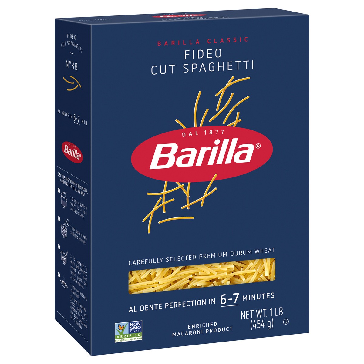 slide 9 of 9, Barilla Fideo Cut Spaghetti Pasta, 1 lb