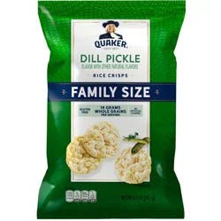 Quaker Dill Pickle Rice Crisps