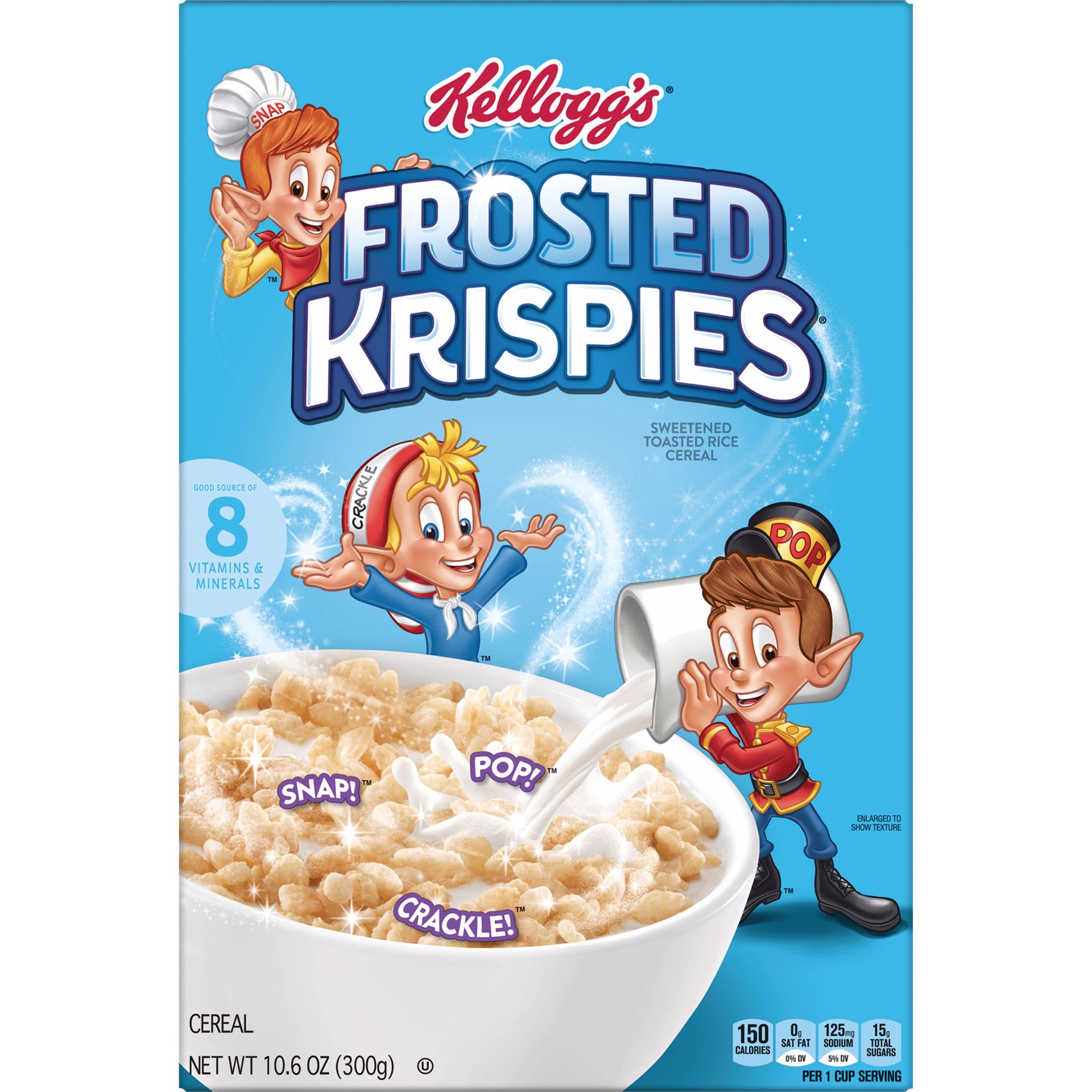 slide 3 of 5, Frosted Krispies Kellogg's Rice Krispies Cereal Frosted 10.6oz, 10.6 oz
