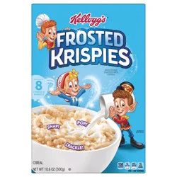 Kellogg's Frosted Krispies Breakfast Cereal, Kids Snacks, Family Breakfast, Original, 10.6oz Box (1 Box)