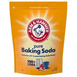 ARM & HAMMER Pure Baking Soda, For Baking, Cleaning & Deodorizing, 4 lb Box