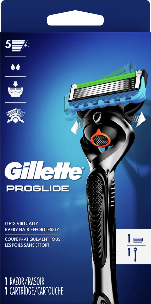 slide 4 of 6, Gillette Proglide Men's Razor, 1 ct