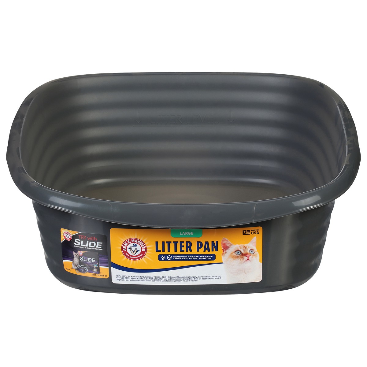 slide 1 of 9, ARM & HAMMER Large Litter Pan 1 ea, 1 ct