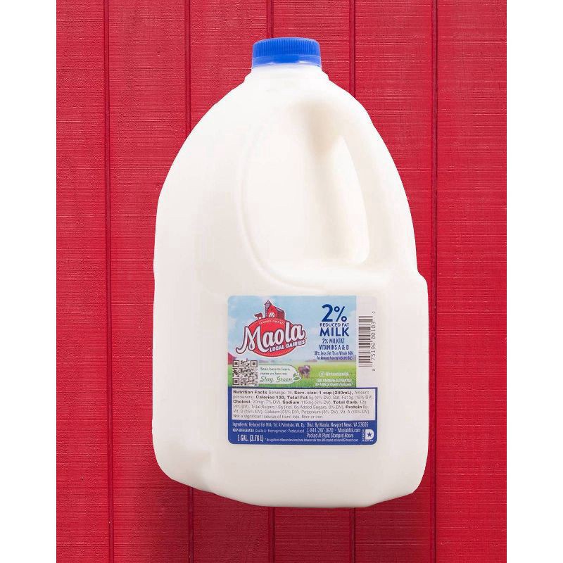slide 1 of 1, Maola 2% Reduced Fat Milk - 1gal, 1 gal
