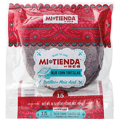 slide 1 of 1, Mi Tienda Ready To Cook Blue Corn Tortillas, 15 ct