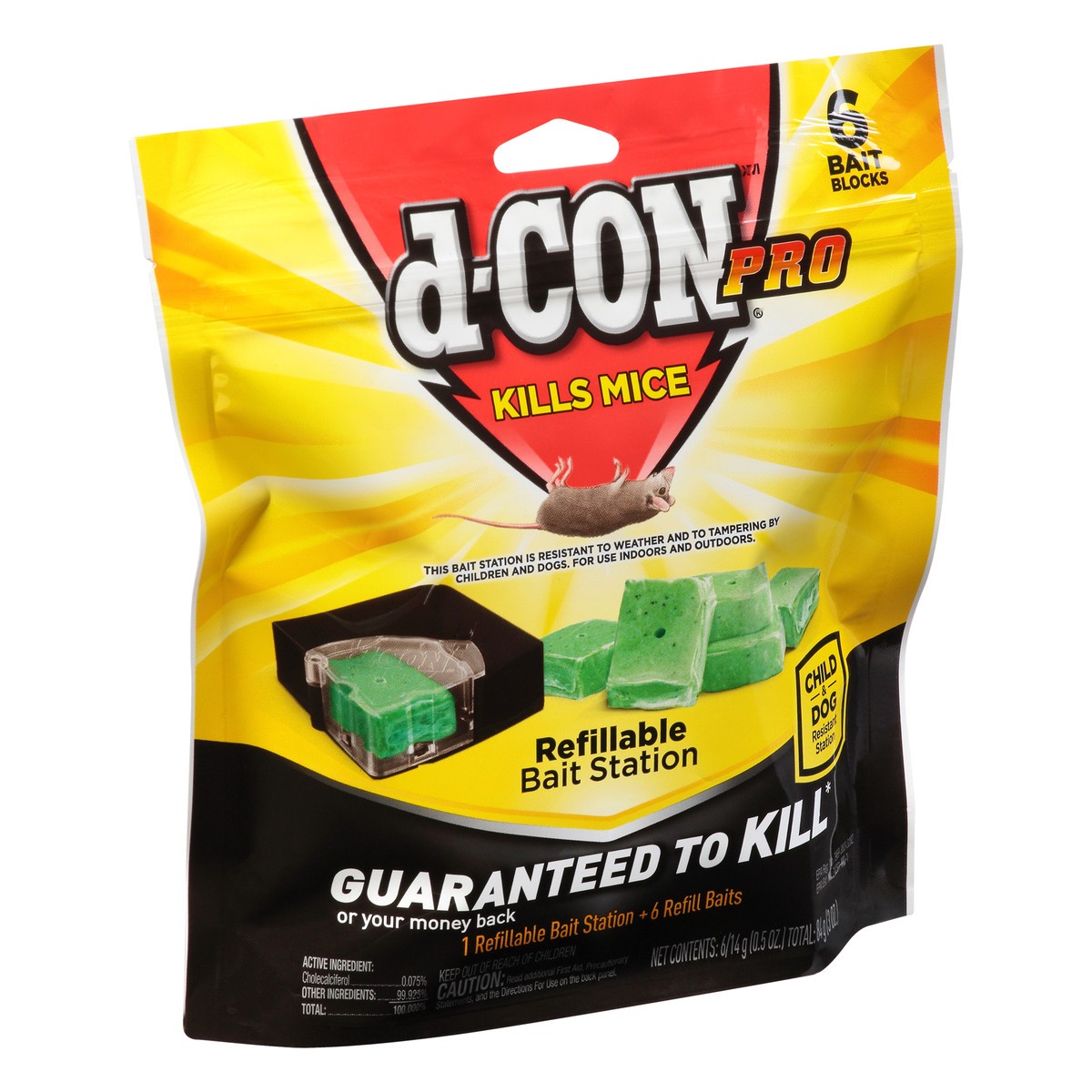 slide 6 of 9, d-Con Refillable Bait Station 6 ea, 6 ct