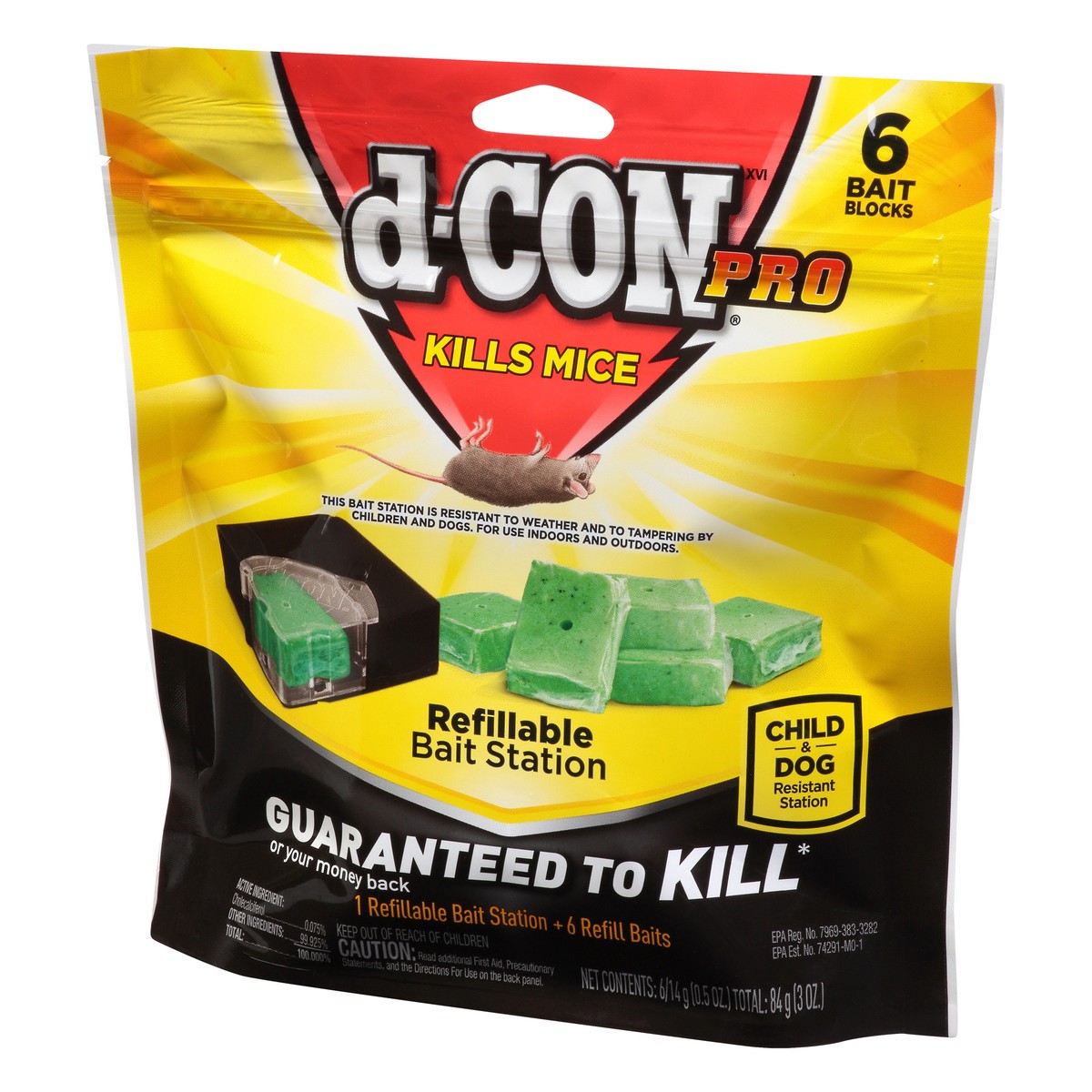 slide 4 of 9, d-Con Refillable Bait Station 6 ea, 6 ct