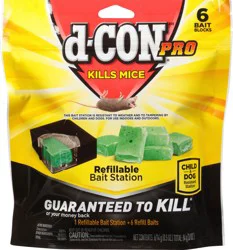 d-CON Refillable Bait Station 6 ea