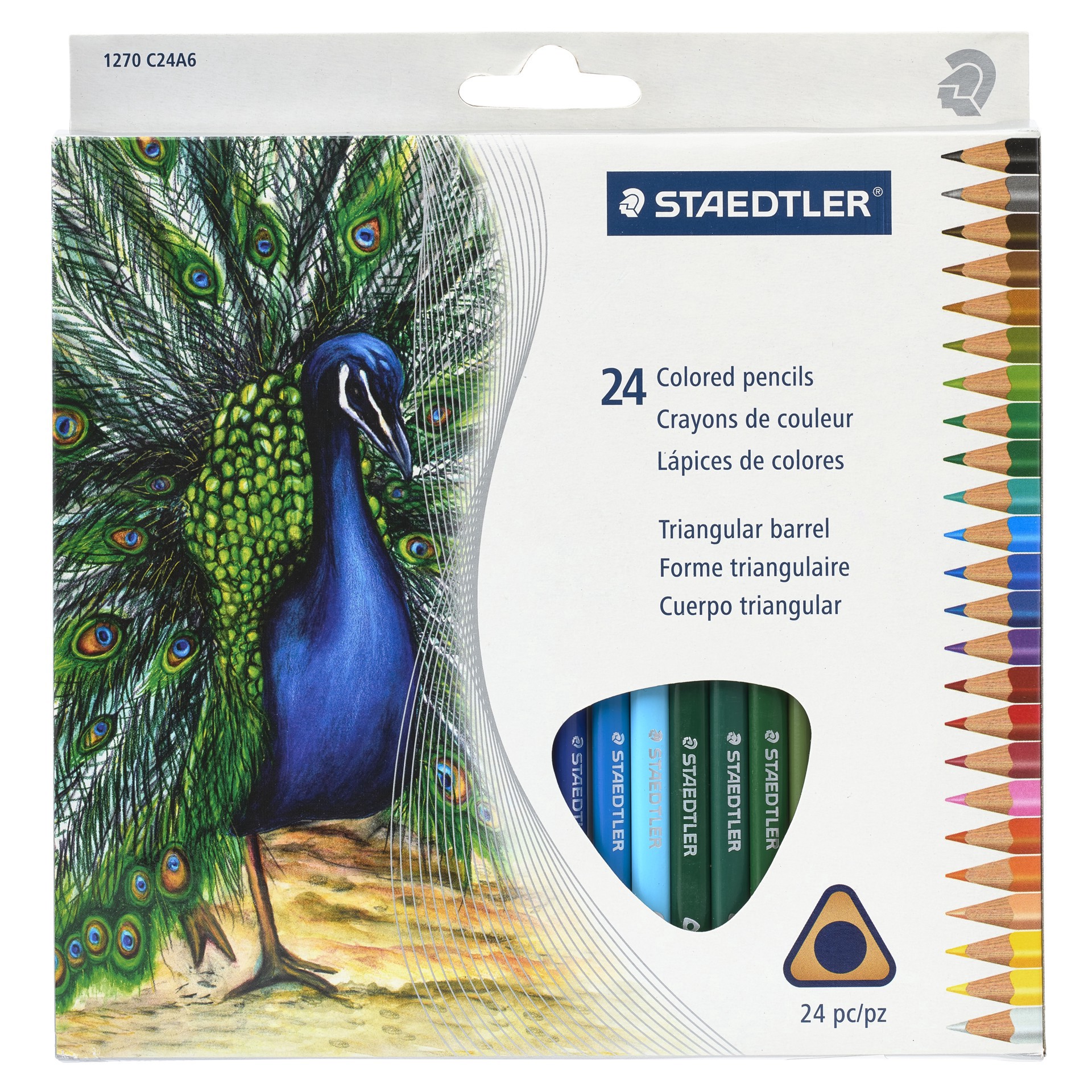 slide 3 of 3, Staedtler Triangular Colored Pencils, 1 ct