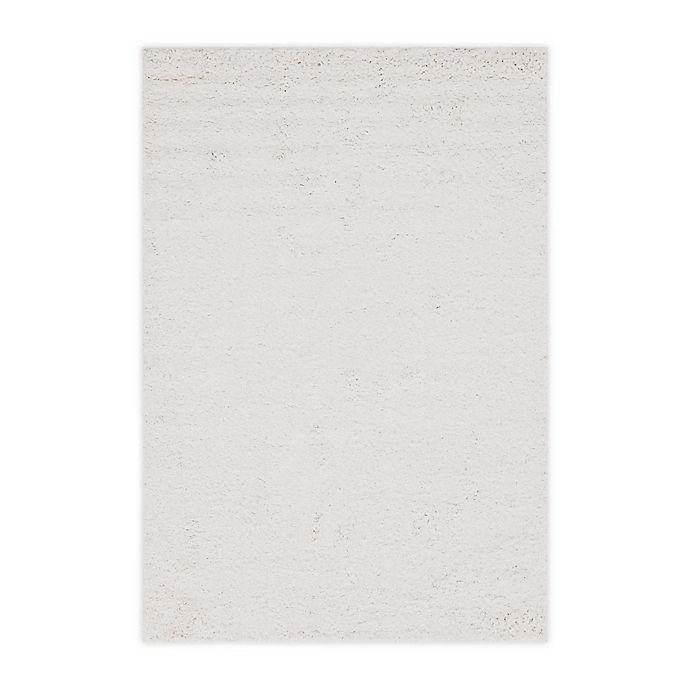 slide 1 of 6, Unique Loom Davos Shag Area Rug - Ivory, 5 ft x 8 ft