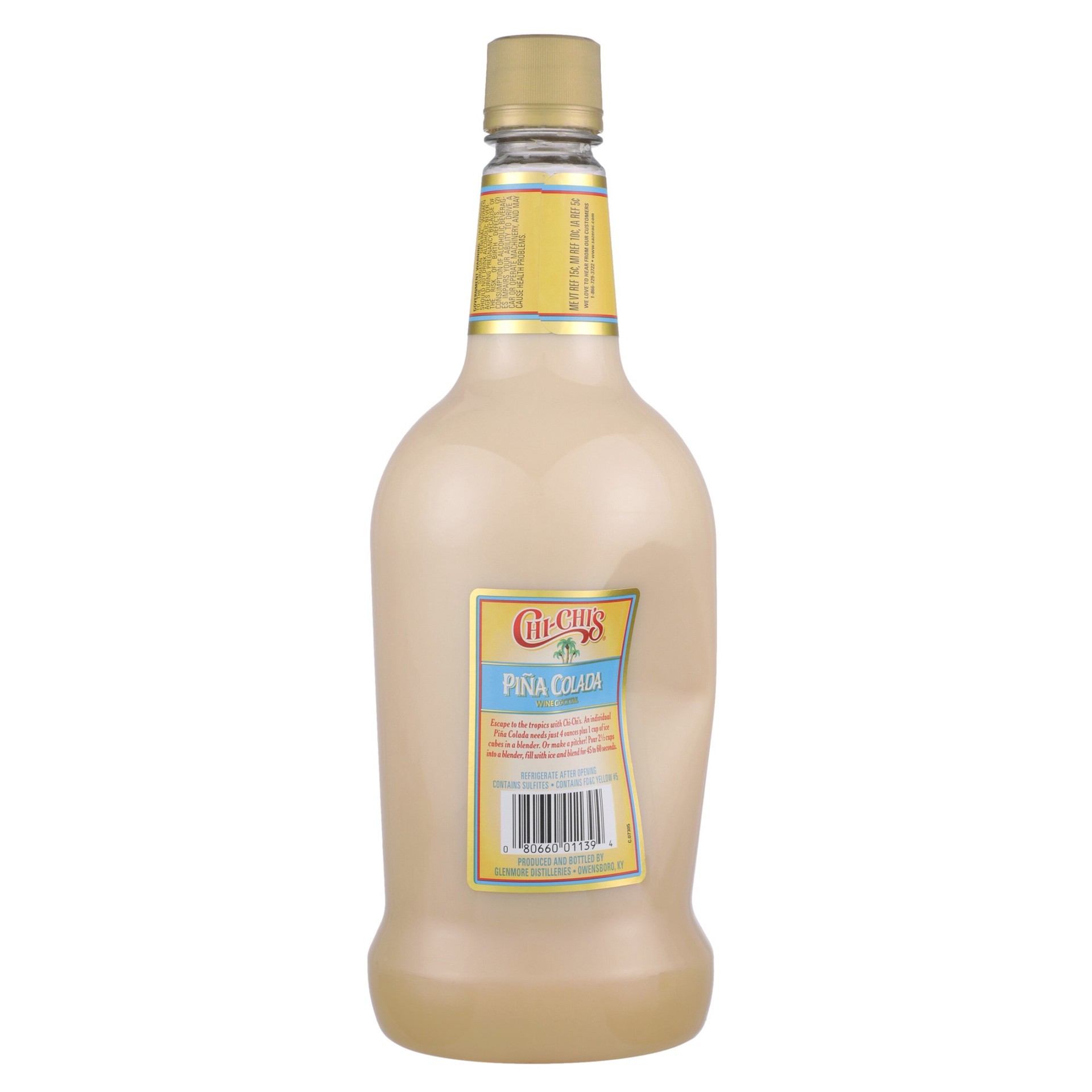slide 3 of 4, Chi-Chi's Chi-Chi''s Wine-Based Piña Colada 1.5L Bottle – Tropical Cocktail 12.5% ABV (25 Proof), 1.5 liter
