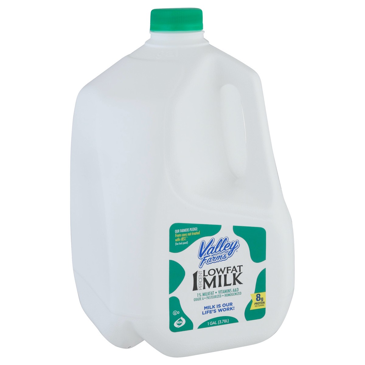 slide 8 of 9, Valley Farms 1% Milkfat Low Fat Milk 1 gl Jug, 1 gal