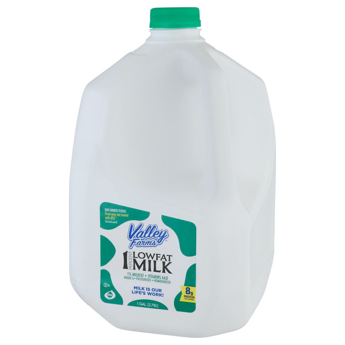 slide 2 of 9, Valley Farms 1% Milkfat Low Fat Milk 1 gl Jug, 1 gal