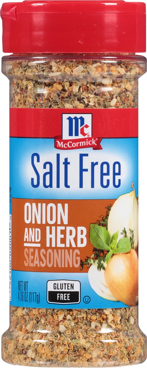 slide 7 of 7, McCormick Salt Free Onion and Herb Seasoning, 4.16 oz, 4.16 oz