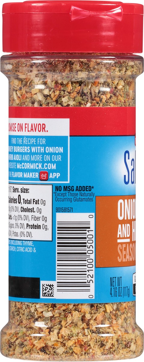 slide 3 of 7, McCormick Salt Free Onion and Herb Seasoning, 4.16 oz, 4.16 oz