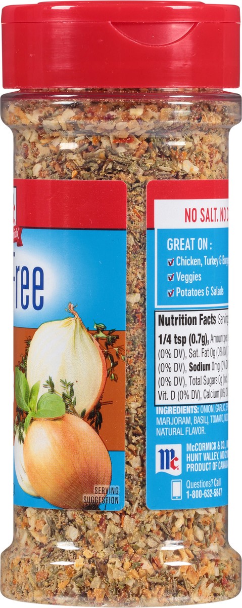 slide 5 of 7, McCormick Salt Free Onion and Herb Seasoning, 4.16 oz, 4.16 oz