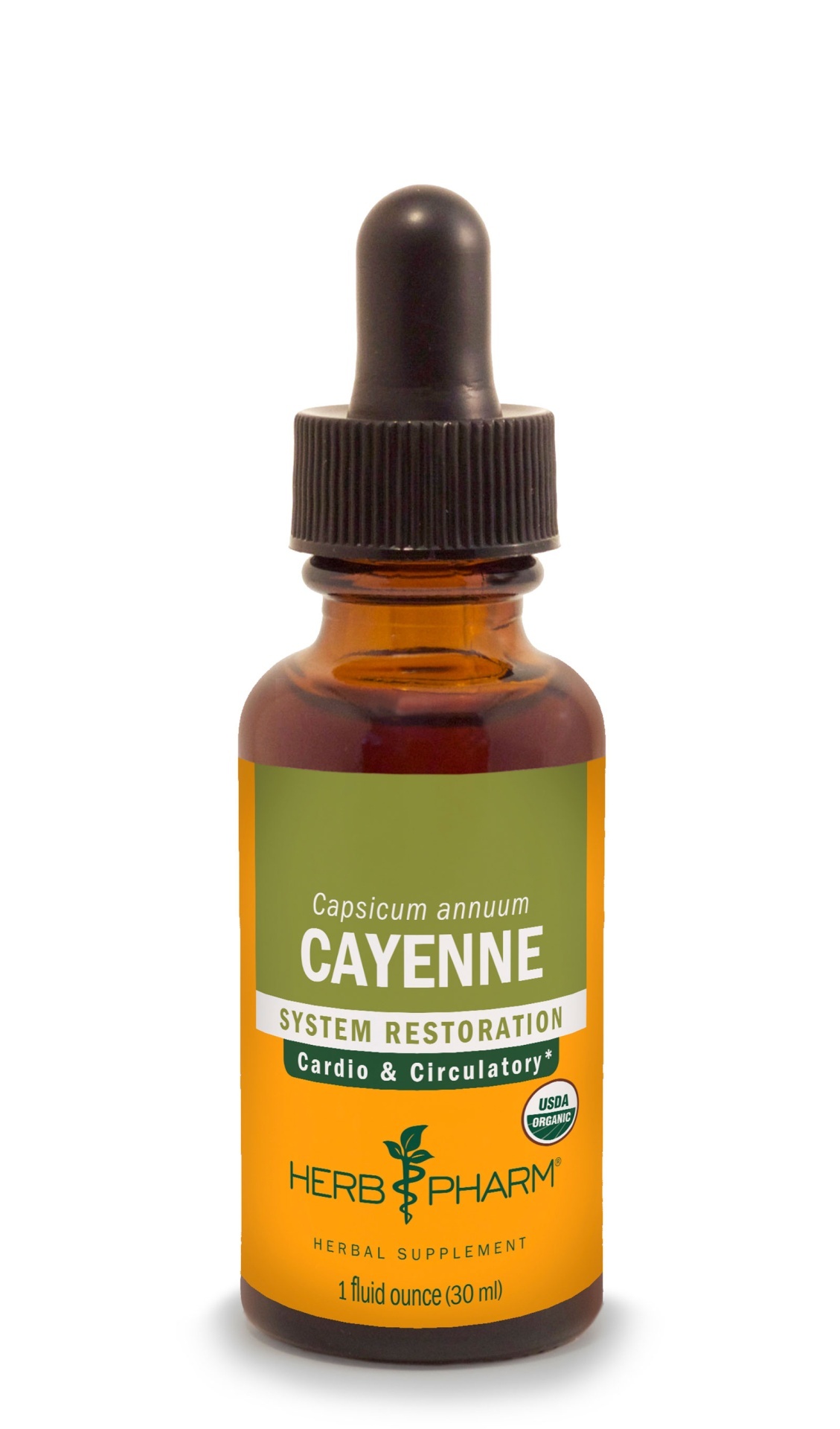 slide 1 of 1, Herb Pharm Cayenne Herbal Supplement, 1 fl oz